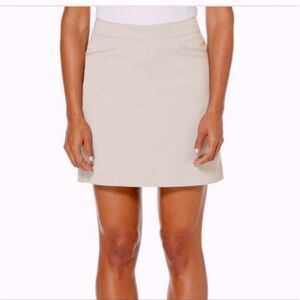 Nike Golf Woman’s Tennis Athletic Skorts Skirt Dri-Fit Beige Stone Color M